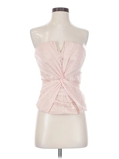 Pre-owned Bebe Sleeveless Blouse In Pink