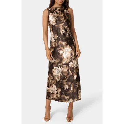 Bebe Sleeveless Maxi Dress In Multi