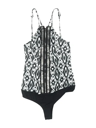 Pre-owned Bebe Sleeveless Top Black Halter Neckline Tops