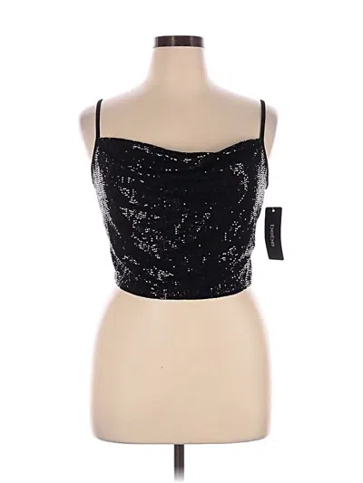 Pre-owned Bebe Sleeveless Top Black Strapless Neckline Tops