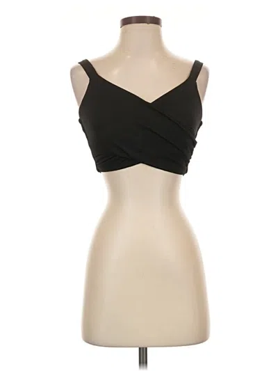 Pre-owned Bebe Sleeveless Top Black Strapless Neckline Tops