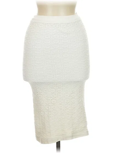 Pre-owned Bebe Sleeveless Top Ivory Strapless Neckline Tops