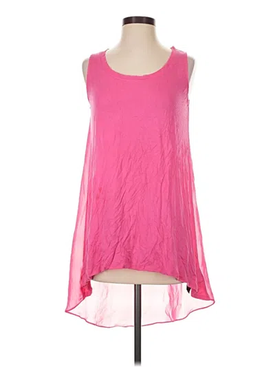 Pre-owned Bebe Sleeveless T-shirt In Pink