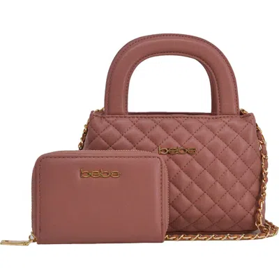 Bebe Sofie Small Satche With Matching Wallet