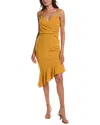 Shop Bebe Spaghetti Strap Midi Dress In Yellow