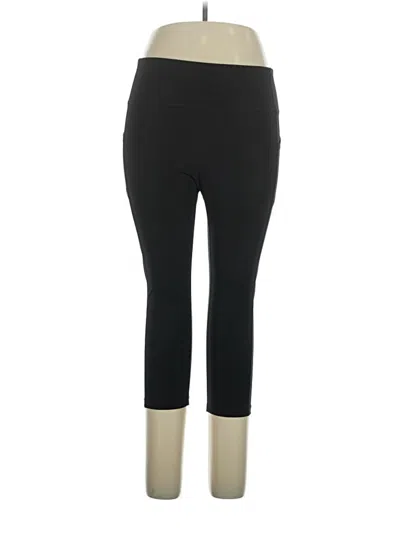 Pre-owned Bebe Sport Active Pants In Black