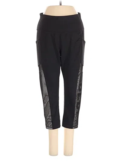 Pre-owned Bebe Sport Active Pants In Black
