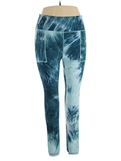 Pre-owned Bebe Sport Active Pants In Blue