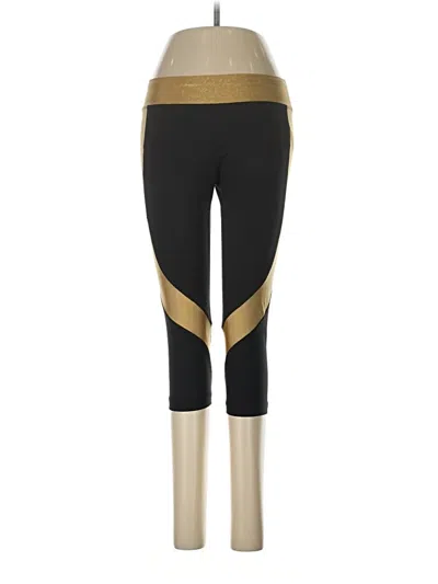 Pre-owned Bebe Sport Active Pants In Gold