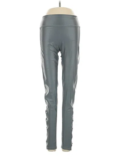 Pre-owned Bebe Sport Active Pants In Gray