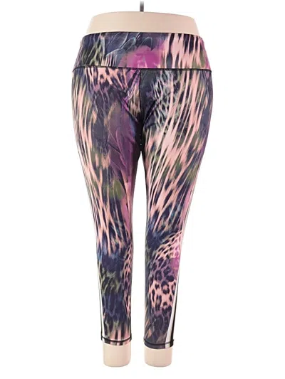 Pre-owned Bebe Sport Active Pants In Purple