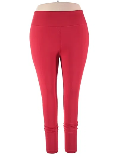Pre-owned Bebe Sport Active Pants In Red