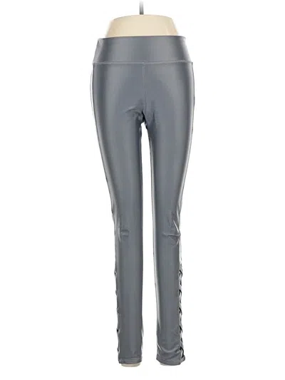 Pre-owned Bebe Sport Active Pants In Silver