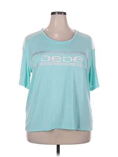 Pre-owned Bebe Sport Active T-shirt In Blue