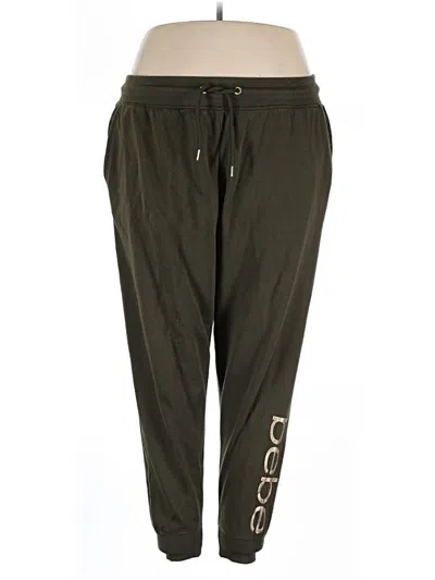 Pre-owned Bebe Sport Casual Pants In Green