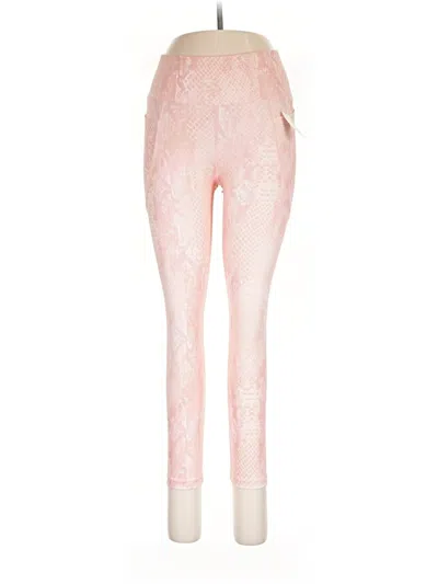 Pre-owned Bebe Sport Leggings In Pink