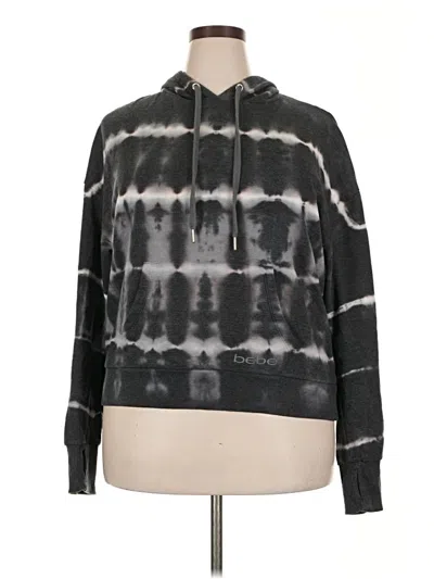Pre-owned Bebe Sport Pullover Hoodie In Black