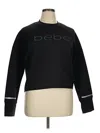 Bebe Sport Pullover Sweater In Black