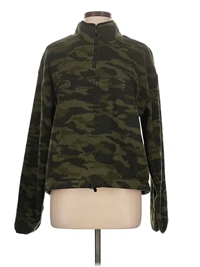 Pre-owned Bebe Sport Pullover Sweater In Green