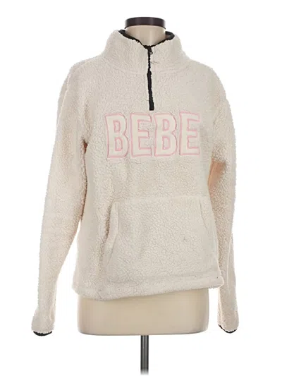 Pre-owned Bebe Sport Pullover Sweater In White