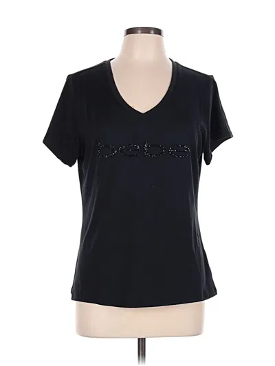 Pre-owned Bebe Sport Short Sleeve T-shirt In Black
