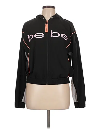 Pre-owned Bebe Sport Track Jacket In Black