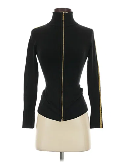 Pre-owned Bebe Sport Track Jacket In Black