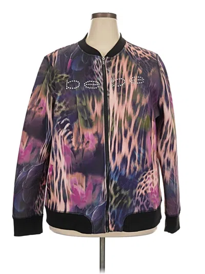 Pre-owned Bebe Sport Track Jacket In Purple