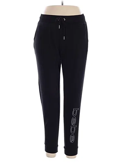 Pre-owned Bebe Sport Track Pants In Black