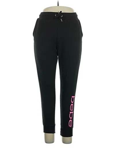 Pre-owned Bebe Sport Track Pants In Black