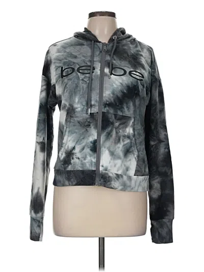 Pre-owned Bebe Sport Zip Up Hoodie In Gray