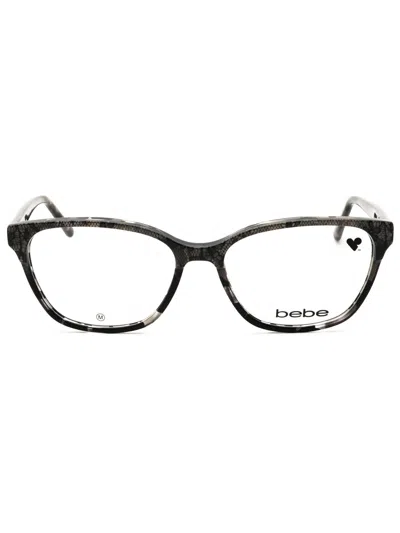 Bebe Stylish Rectangular Eyeglasses For Women In Multi