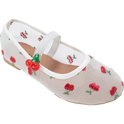 Bebe Sweetie Mary Jane Flat In White