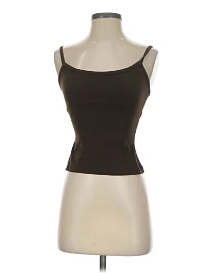 Pre-owned Bebe Tank Top Brown Strapless Neckline Tops