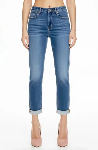 Bebe The Cuffed Jeans In Blue