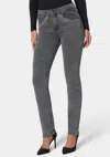 Bebe The Mom Jean With Embellishement In Grey Wash