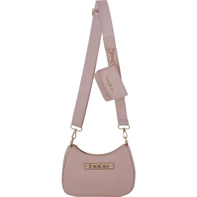 Bebe Thea Crossbody Bag With Pouch In Pink
