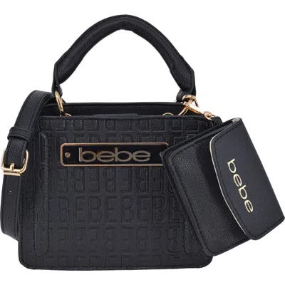 Bebe Thea Mini Satchel With Pouch In Black