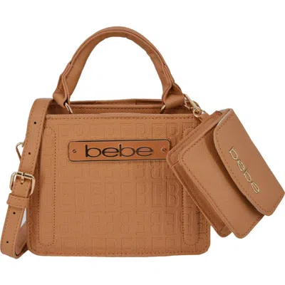 Bebe Thea Mini Satchel With Pouch In Brown