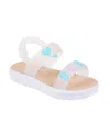 Bebe Toddler Girls Cute And Comfortable Summer Sandals In White