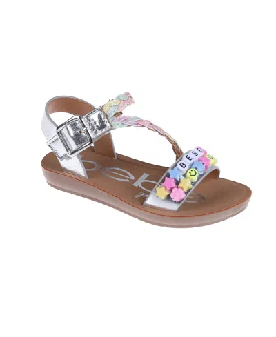 Bebe Babies' Toddler Girls Cute And Trendy Summer Sandals In Multi