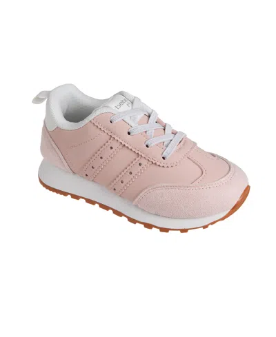 Bebe Babies' Toddler Girls Jogger With Rhinestones Shoe In Blush