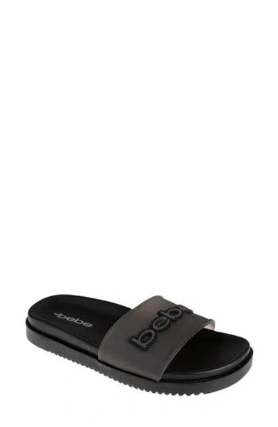 Bebe Translucent Slide Sandal