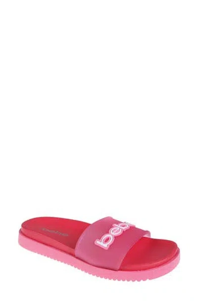 Bebe Translucent Slide Sandal
