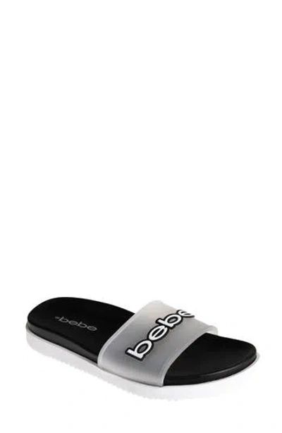 Bebe Translucent Slide Sandal