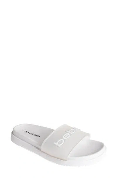 Bebe Translucent Slide Sandal