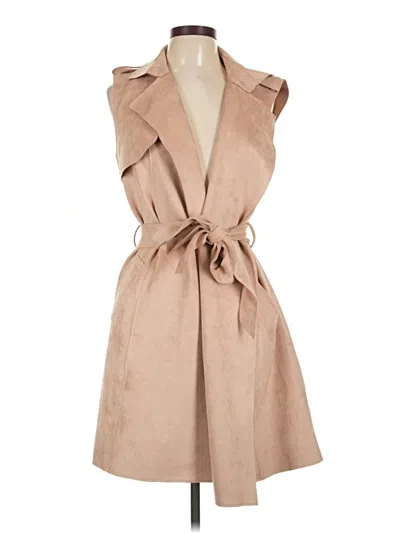 Pre-owned Bebe Trenchcoat In Tan