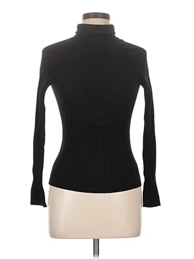 Pre-owned Bebe Turtleneck Sweater In Black