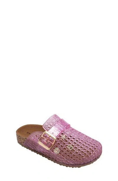 Bebe Twinkle Footbed Clog In Pink