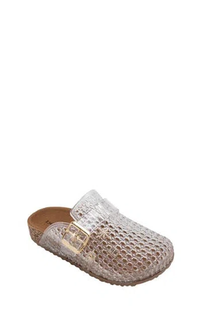 Bebe Twinkle Footbed Clog In White